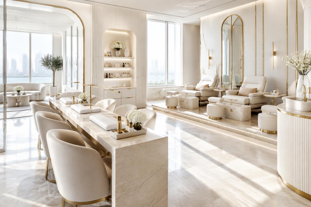 Lotus Threading & Nails interior